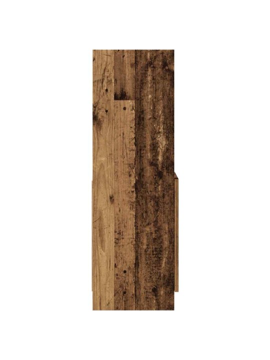 Skříň highboard old wood 92 x 33 x 100 cm kompozitní dřevo