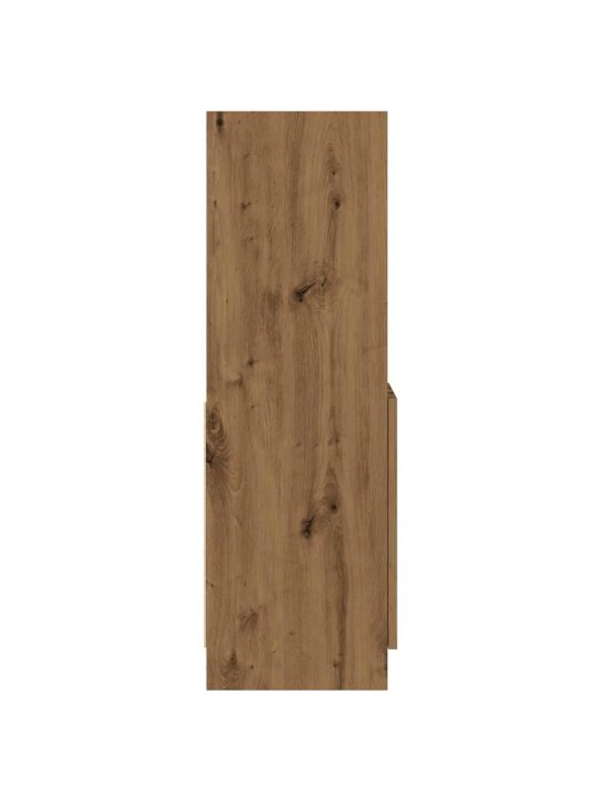Skříň highboard dub artisan 92 x 33 x 100 cm kompozitní dřevo
