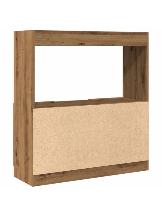 Skříň highboard dub artisan 92 x 33 x 100 cm kompozitní dřevo