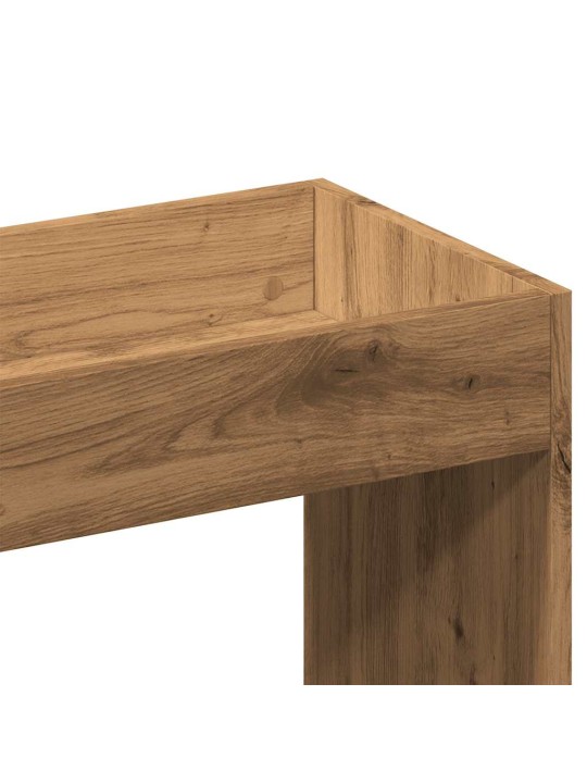 Skříň highboard dub artisan 92 x 33 x 100 cm kompozitní dřevo