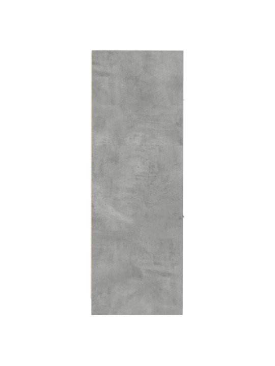 Skříňka na léky betonově šedá 30x41x118 cm kompozitní dřevo