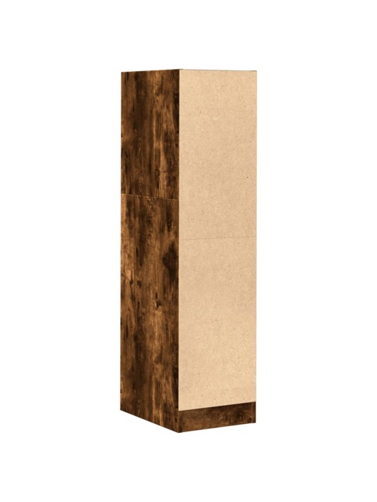Skříňka na léky kouřový dub 30 x 41 x 118 cm kompozitní dřevo