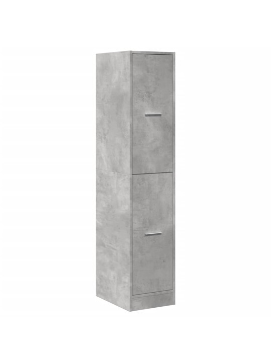 Skříňka na léky betonově šedá 30x41x144,5 cm kompozitní dřevo