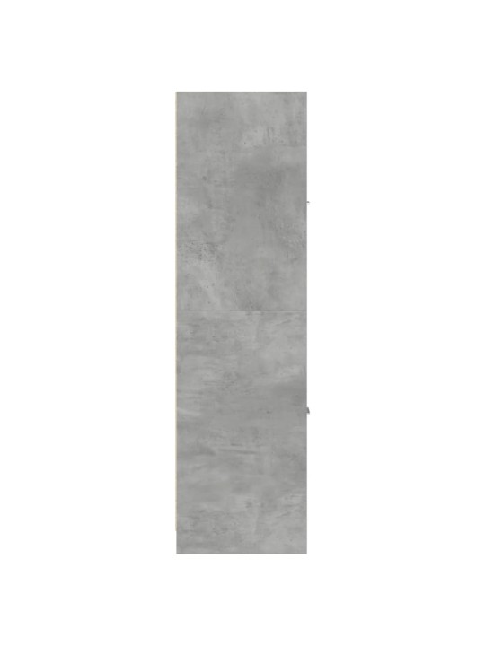 Skříňka na léky betonově šedá 30x41x144,5 cm kompozitní dřevo
