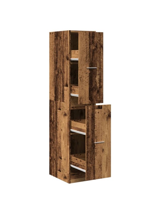 Skříňka na léky old wood 30 x 41 x 144,5 cm kompozitní dřevo