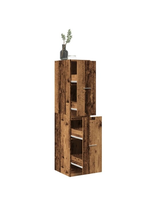 Skříňka na léky old wood 30 x 41 x 144,5 cm kompozitní dřevo