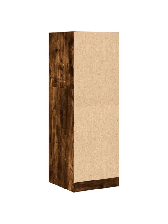 Skříňka na léky kouřový dub 40 x 41 x 118 cm kompozitní dřevo