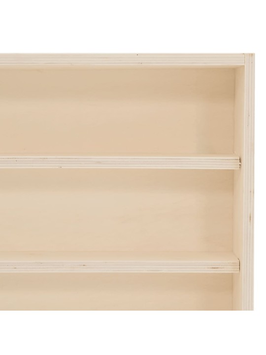 Dřevěná sběratelská vitrína s dvířky 40x8,5x37 cm