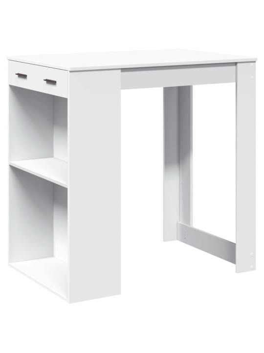 Barový stůl bílý 102 x 70 x 103,5 cm kompozitní dřevo