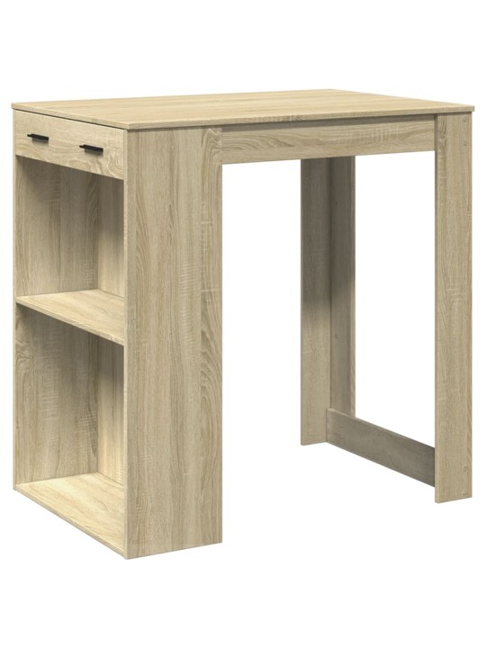 Barový stůl dub sonoma 102 x 70 x 103,5 cm kompozitní dřevo
