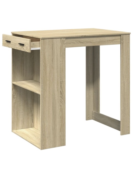 Barový stůl dub sonoma 102 x 70 x 103,5 cm kompozitní dřevo