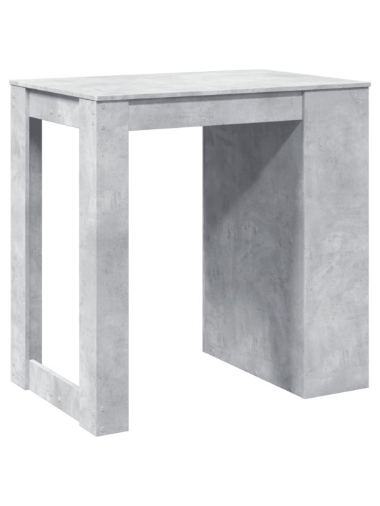 Barový stůl betonově šedý 102 x 70 x 103,5 cm kompozitní dřevo