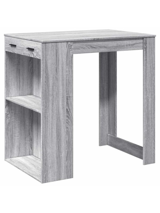 Barový stůl šedý sonoma 102 x 70 x 103,5 cm kompozitní dřevo