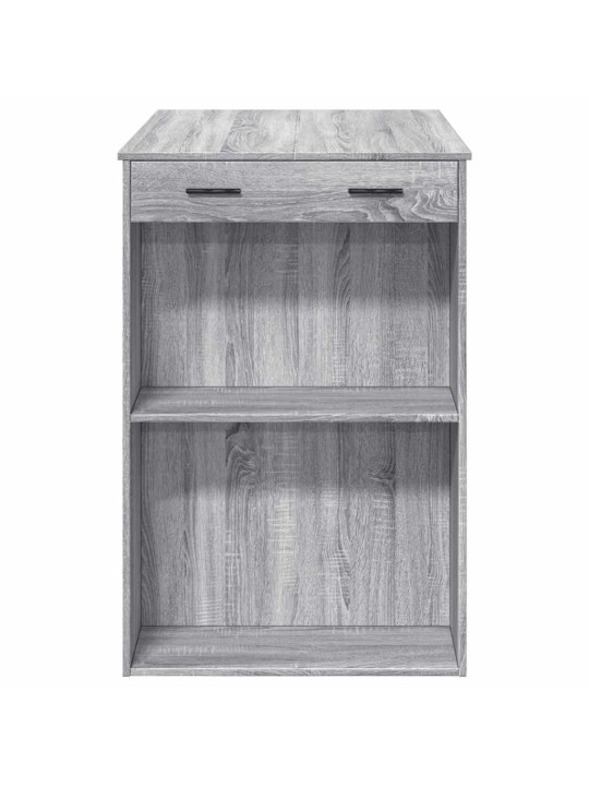 Barový stůl šedý sonoma 102 x 70 x 103,5 cm kompozitní dřevo