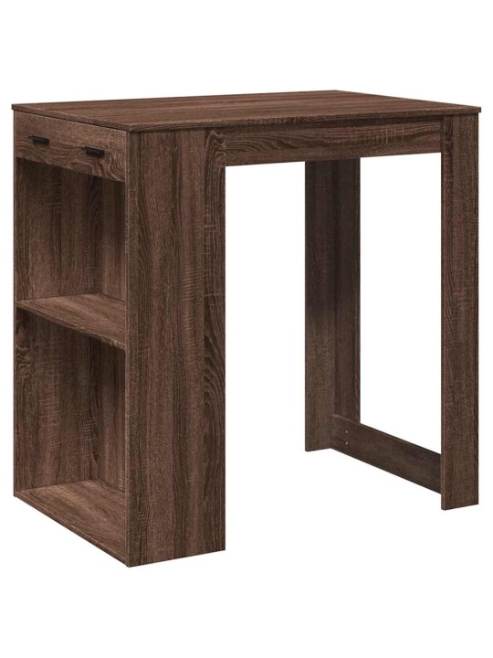 Barový stůl hnědý dub 102 x 70 x 103,5 cm kompozitní dřevo