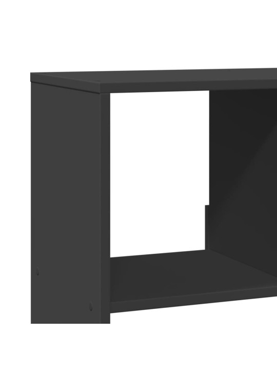 Knihovna černá 100 x 33 x 125,5 cm kompozitní dřevo