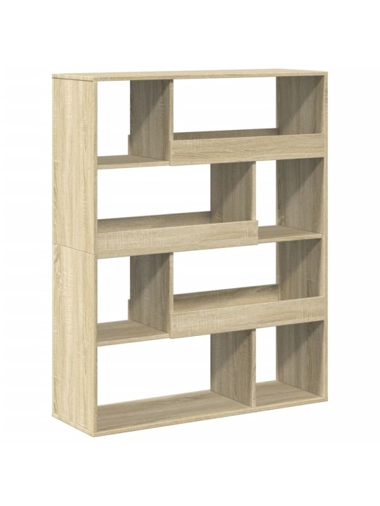 Knihovna dub sonoma 100 x 33 x 125,5 cm kompozitní dřevo
