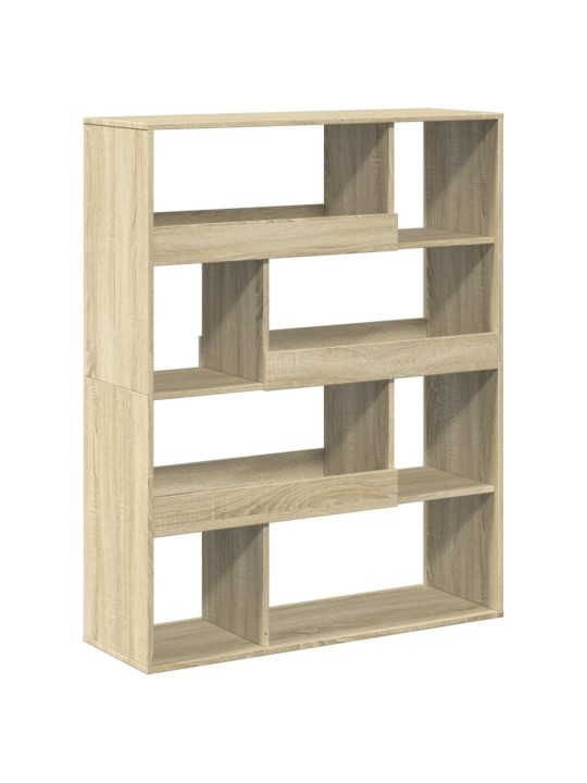 Knihovna dub sonoma 100 x 33 x 125,5 cm kompozitní dřevo
