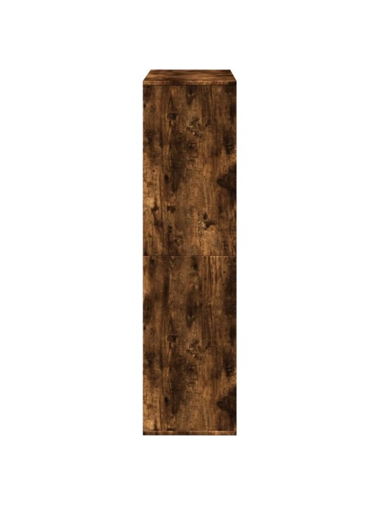 Knihovna kouřový dub 100 x 33 x 125,5 cm kompozitní dřevo