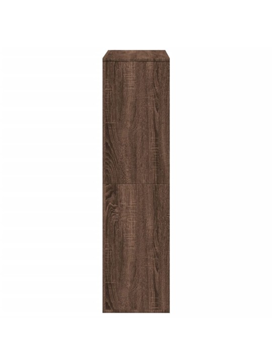Knihovna hnědý dub 100 x 33 x 125,5 cm kompozitní dřevo