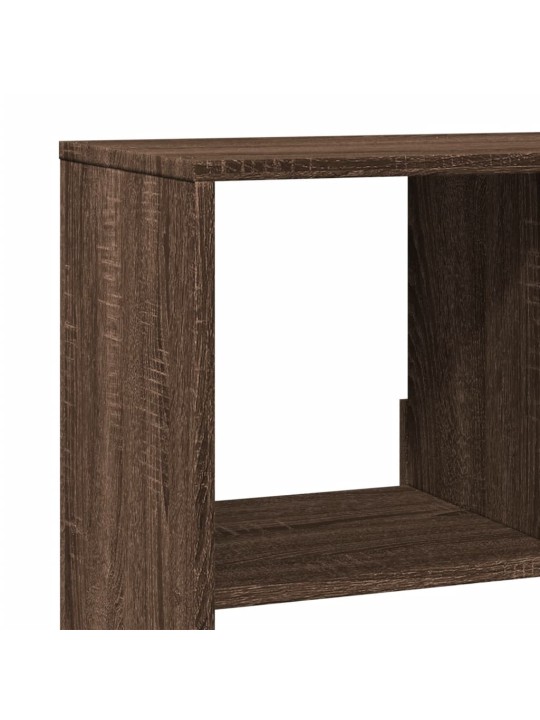 Knihovna hnědý dub 100 x 33 x 125,5 cm kompozitní dřevo