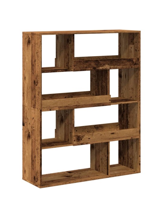 Knihovna old wood 100 x 33 x 125,5 cm kompozitní dřevo