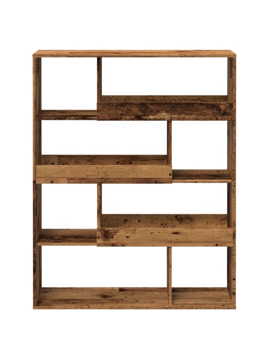 Knihovna old wood 100 x 33 x 125,5 cm kompozitní dřevo
