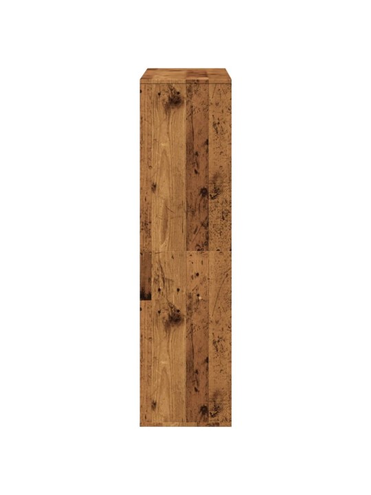 Knihovna old wood 100 x 33 x 125,5 cm kompozitní dřevo