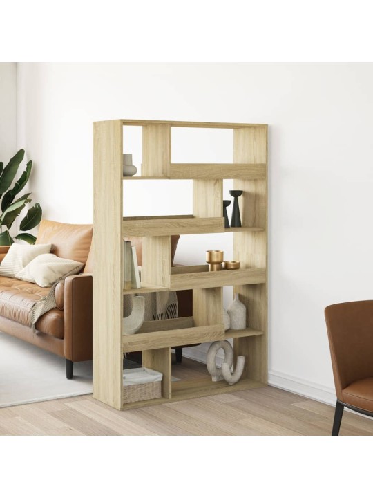 Knihovna dub sonoma 100 x 33 x 156,5 cm kompozitní dřevo
