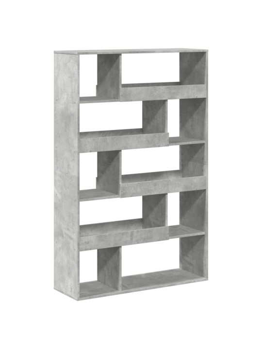 Knihovna betonově šedá 100 x 33 x 156,5 cm kompozitní dřevo