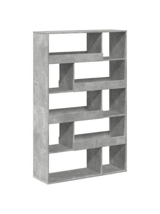 Knihovna betonově šedá 100 x 33 x 156,5 cm kompozitní dřevo