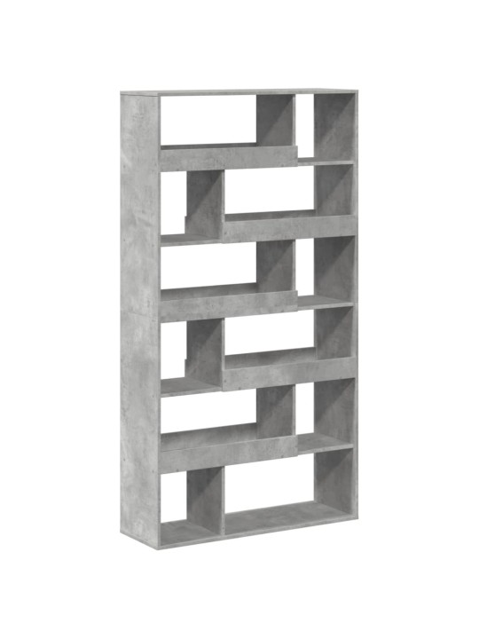 Knihovna betonově šedá 100 x 33 x 187,5 cm kompozitní dřevo