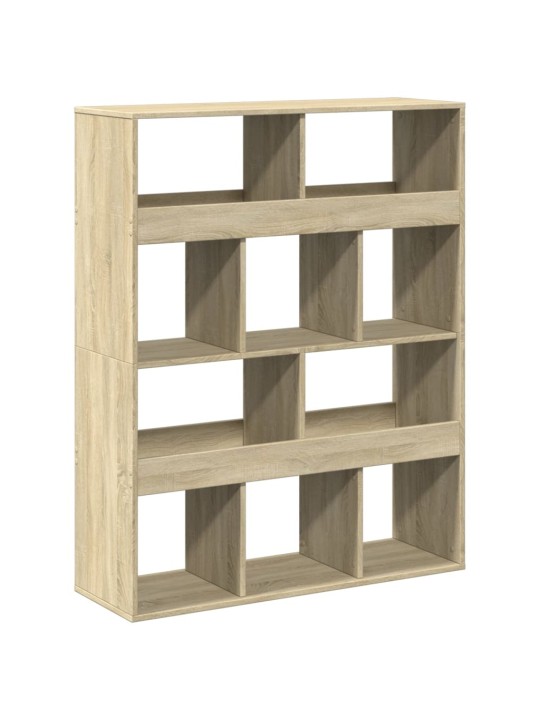 Knihovna dub sonoma 100 x 33 x 125,5 cm kompozitní dřevo