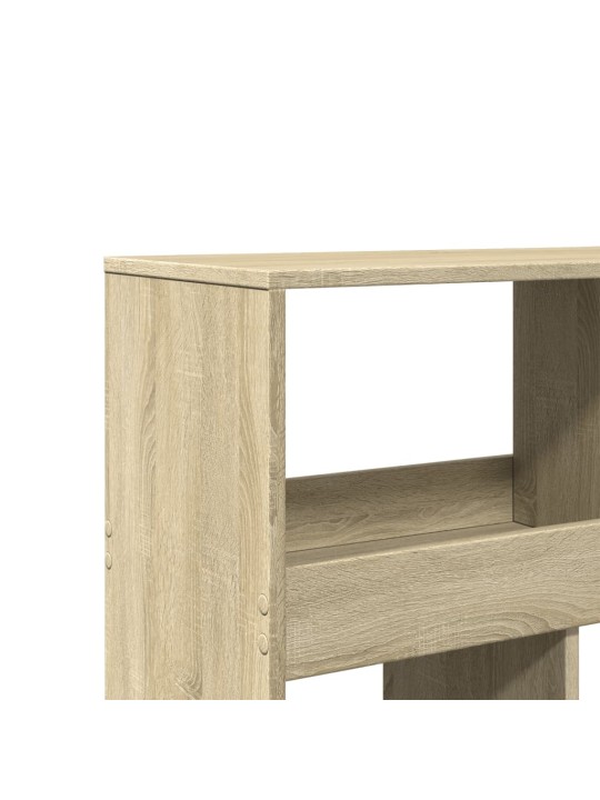 Knihovna dub sonoma 100 x 33 x 125,5 cm kompozitní dřevo