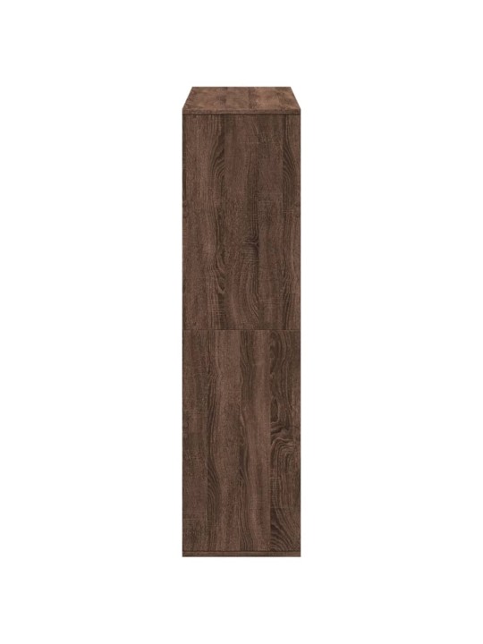 Knihovna hnědý dub 100 x 33 x 125,5 cm kompozitní dřevo