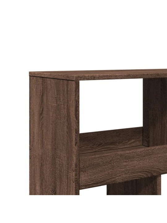 Knihovna hnědý dub 100 x 33 x 125,5 cm kompozitní dřevo