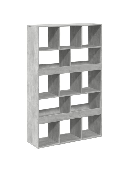 Knihovna betonově šedá 100 x 33 x 156,5 cm kompozitní dřevo
