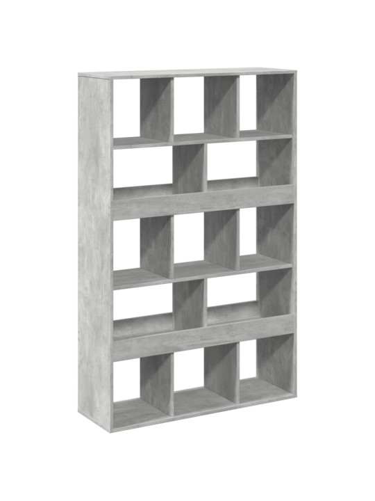 Knihovna betonově šedá 100 x 33 x 156,5 cm kompozitní dřevo