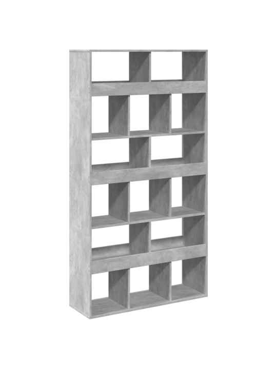 Knihovna betonově šedá 100 x 33 x 187,5 cm kompozitní dřevo