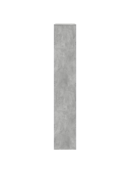 Knihovna betonově šedá 100 x 33 x 187,5 cm kompozitní dřevo