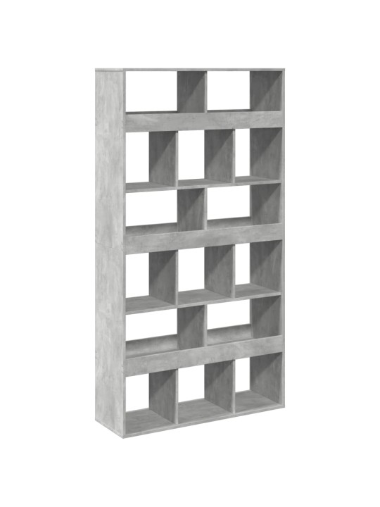 Knihovna betonově šedá 100 x 33 x 187,5 cm kompozitní dřevo
