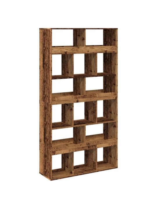 Knihovna old wood 100 x 33 x 187,5 cm kompozitní dřevo
