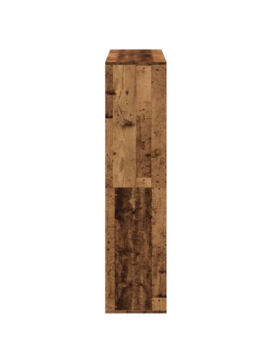 Knihovna old wood 100 x 33 x 135 cm kompozitní dřevo