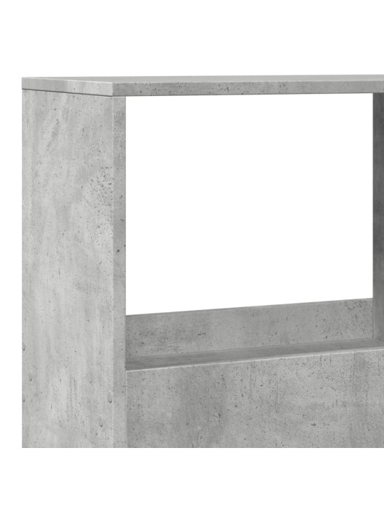 Knihovna betonově šedá 100 x 33 x 155,5 cm kompozitní dřevo