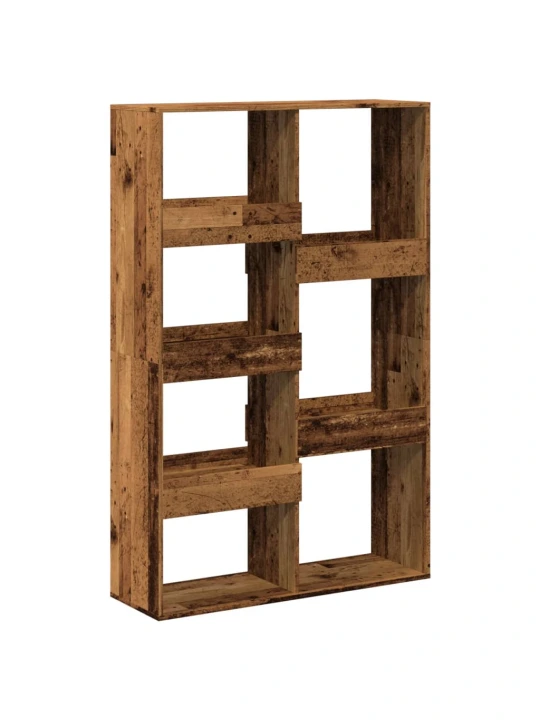 Knihovna old wood 100 x 33 x 155,5 cm kompozitní dřevo