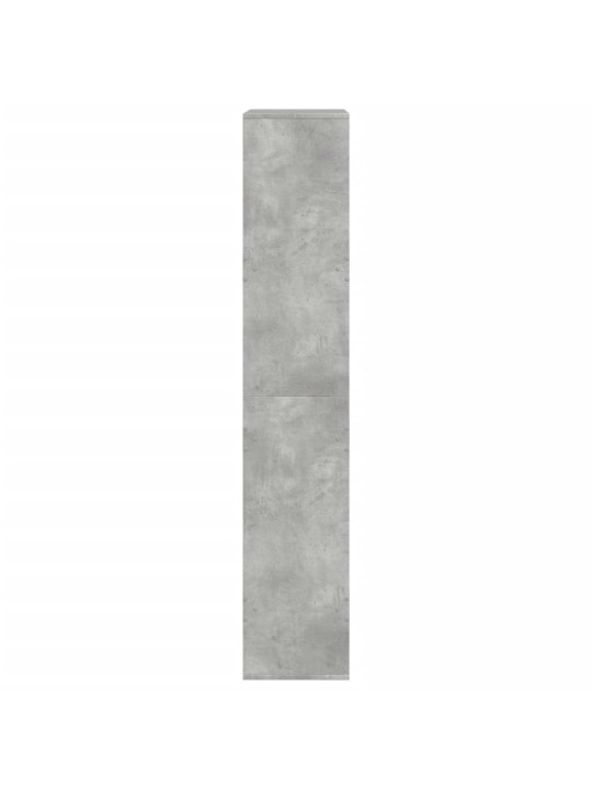 Knihovna betonově šedá 100 x 33 x 175 cm kompozitní dřevo