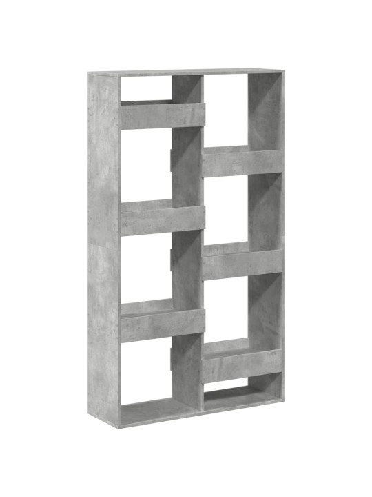 Knihovna betonově šedá 100 x 33 x 175 cm kompozitní dřevo