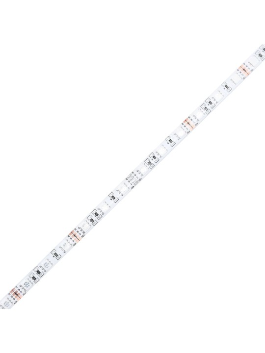 Psací stůl s led kouřový dub 200 x 55 x 91 cm kompozitní dřevo