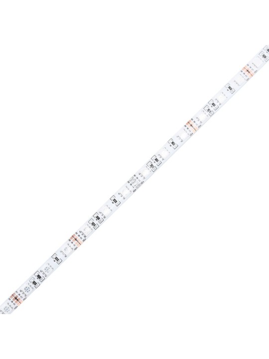 Psací stůl s led kouřový dub 152 x 152 x 91 cm kompozitní dřevo