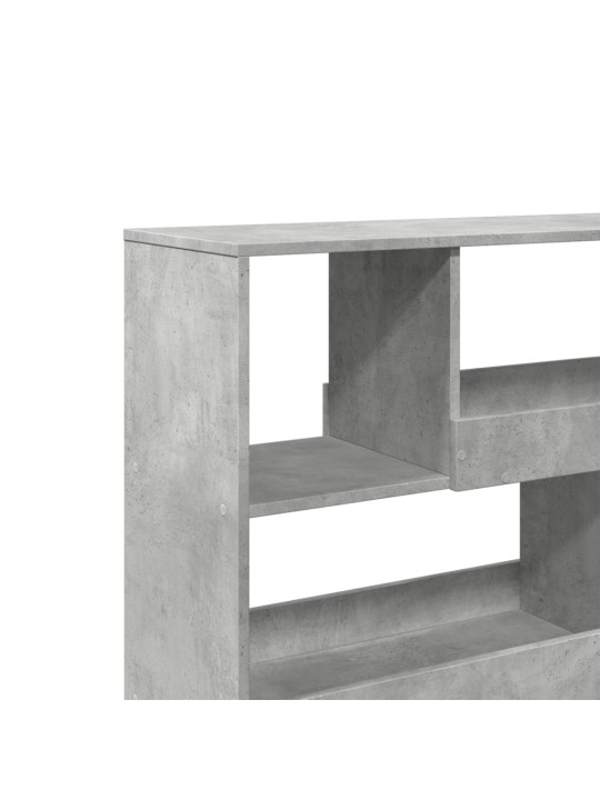 Dělicí stěna betonově šedá 100 x 33 x 94,5 cm kompozitní dřevo